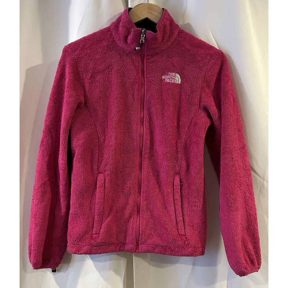 The North Face Osito Soft Fleece Full Zip Jacket Women's Size‎ XS Hot Pink